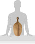 Lipper International Acacia Wood Oblong-Shape Paddle Board for Serving, 8-3/4" x 19-1/4"