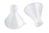 Threaded Plastic Funnels for 24 mm and 28 mm Bottles, Set of 2