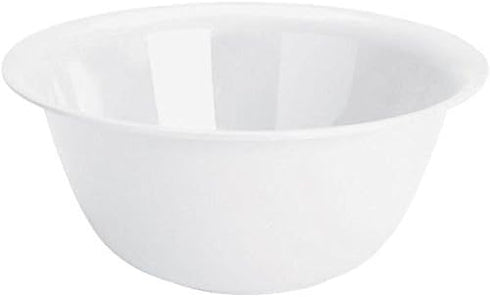 Sterilite Plastic Bowl - 6 Qt. White Bulk 2 Pack