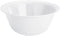 Sterilite Plastic Bowl - 6 Qt. White Bulk 2 Pack