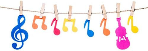 Wooden Clothes Pins, 100pcs 1.3 Inch (3.5cm) Mixed Colored Small Clips with 33 Feet Jute Twine