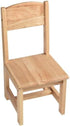 KRP-110 10", Constructive Playthings Classic Rubberwood Chair for Preschool and Classroom Seating, Durable Classroom