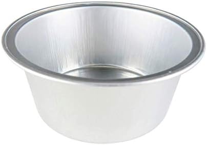 KitchenDance Disposable Colored Aluminum Foil Mini Baking Cups - 1.5 Ounces Round Foil Cup for Desserts, 100 Count
