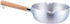 Hemoton Nonstick Saucepan, Stainless Steel Yukihira Pan, Small Traditional Japanese Sauce Pot with Wooden Handle