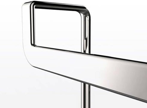 Poeland Over Cabinet Drawer Double Hooks - 304 Stainless Steel Narrow Door Hook for Kitchen, Bathroom, Pack of 4