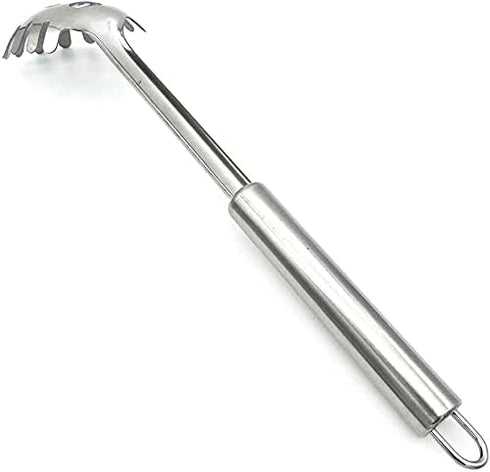 Pasta Fork, Durable Stainless Steel Spaghetti Server, Heat Resistant, 12 Inch