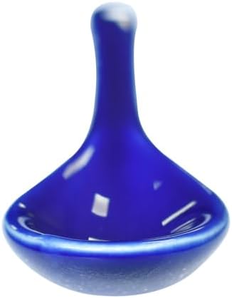 Albedel 6 4.7 inch Blue pcs Porcelain Egg Spoons Ceramic Spoons Coffee Dessert Yogurt Tea Milky Tea