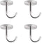 Stainless Steel Ceiling Hooks Mount Coat Hanger - 2 Inch, 4 Pack