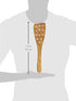 Eddington Italian Olive Wood Wide Pierced Spatula, Handcrafted in Europe, 12.5-Inches