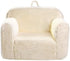 Cozy 1-6 Cream Sherpa Toddler Chair - Soft Foam Seat for Kids Aged
