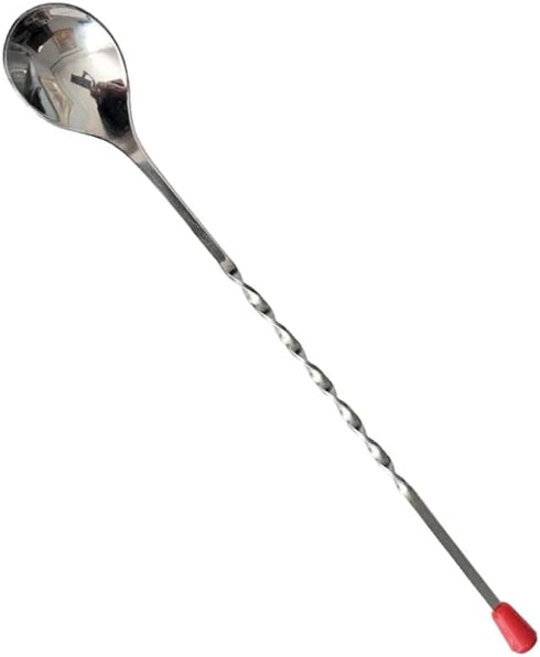 Rattleware 11" Twist Spoon - Stainless Steel Bar Spoon - Long Handle Twisted Mixing Spoon for Bartenders and Coffee Enthusiasts