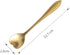 Set of 10 Heart-Shaped Gold Stainless Steel Spoons for Coffee, Desserts, and Tea - Ideal for Sugar, Stirring, Ice Cream, and Cake 5inch