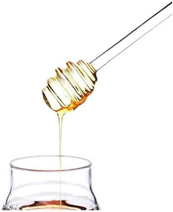 glasstore Tools,2pcs Glass Honey Dipper Sticks,Honey Dipper Spoons Stick Bee Honey Spoon Stirring Scooper For Durable