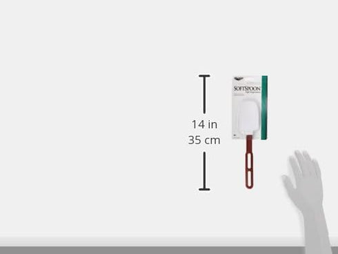 Vollrath 10" Plastic Softspoon Spatula, White