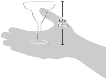 Margarita Glass Cookie Cutter, 4" by CybrTrayd - Silver