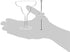 Margarita Glass Cookie Cutter, 4" by CybrTrayd - Silver