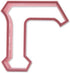 Greek Alphabet Letter Shaped Cookie Cutter, 3 Inches Long, Great Gift for Fundraising, Parties
