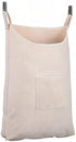 Laundry Collector, Door Hanging Laundry Hamper with Hooks, 65 Liters, Beige