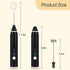 Electric Milk Frother Drink Stirrer Tools, Automatic Egg Beater USB Charging Mixer with 3 Settings for Coffee