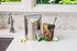 2 Packs Countertop Set, 1.5 0.40 ZHOUWHJJ Mini Brushed Stainless Steel Swing Lid Trash Can Come with Trash Bag, L /