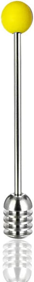 Stainless Steel Honey Dipper Stick - 6.3 Inch Honey Wand Server for Honey Pot, Dispense Drizzle Honey, Wedding Party