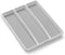 madesmart Antimicrobial Classic Utensil Tray Organizer, 16" x 13" x 2", 3 Compartments for Kitchen and Bath