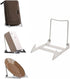 MADE IN USA 2-pack Sturdy & Durable Adjustable Acrylic Easels to Display Unnoticeably Plates, Art, Pictures & More - Unique on the Market