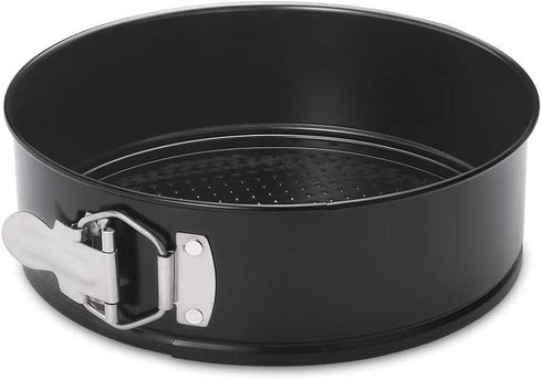 RFAQK Non-Stick 6 Inch Cake Pan with Removable Bottom, Leakproof Springform Pan, 50Pcs Parchment Papers