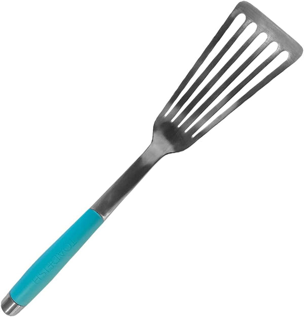 Toadfish 14.5'' Ultimate Nonstick Fish Spatula, Stainless Steel Metal Spatula, Slotted Turner