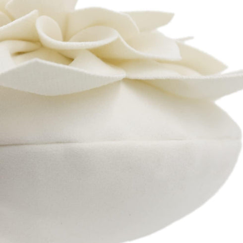 KINGROSE 3D 14 Inches Flower Throw Pillow Decorative Accent Pillow Round Cushion for Sofa Couch Chair Bedroom Home