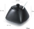 Black Simple Ceramic Coffee Serving Set, Creamer Pitcher and Sugar Bowl Set