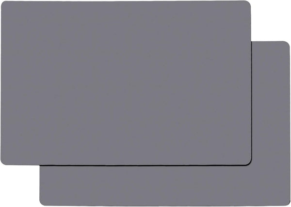 Gartful Gray Silicone Mats, 2PCS Large Heat Resistant Countertop Protector, 25" x 17" Non-Slip Multipurpose Pad