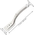 Alipis 2 in 1 Grip and Flip Spatula Tongs, Silicone Egg Flipper for Pancakes, Fish, Omelet, Steak, White