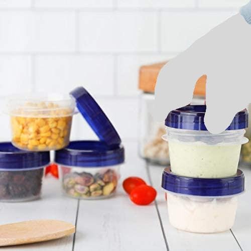 HomeyGear 6-Pack Airtight Food Storage Containers | Leak-Proof, BPA-Free Kitchen Essentials with Screw & Seal Lids |