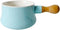 Cabilock Fashion Ceramic Soup Bowl with Wood Handle, Capacity Breakfast and Noodle Bowl for Home Use