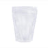 PABCK 100 Pack Clear Resealable Stand Up Bags, Heat Seal Zipper Lock Reusable Storage Pouches for Food Storage