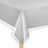 Elaine Karen Clear Plastic Table Cover Protector, 100% Waterproof, 54" x 72" Rectangle
