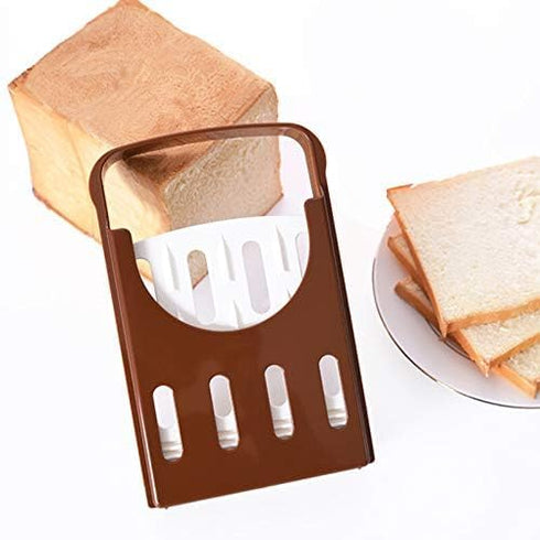 TCOTBE Foldable Compact Bread Slicing Guide - Bake Slicer Cutter for Homemade Bread