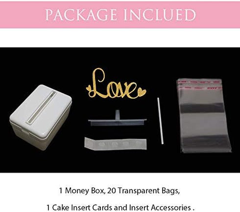Cake Money Box, Small Money Pulling Cake Making Mold - 4.3X3.1X2.7 inch