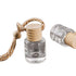 ConStore 10pcs Car Hanging Glass Pendant, Refillable Aromatherapy Bottle Diffuser Air Freshener Vials