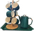 Coffee Cup Mug Holder Stand with Thick Base, 6 Hooks Mug Tree for Kitchen Countertop & Coffee Bar Organizer