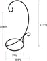 Set 2 Metal Ornament Display Stand of Tall Iron Lightweight Ornament Holder Stand for Hanging Globe Air Plant