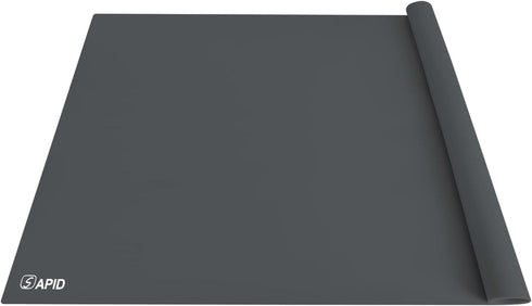 Extra Large Silicone Mat 36" x 24", Heat Resistant Kitchen Countertop Protector, Darkgrey Washable Mat