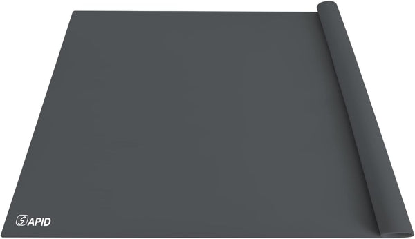 Extra Large Silicone Mat 36" x 24", Heat Resistant Kitchen Countertop Protector, Darkgrey Washable Mat