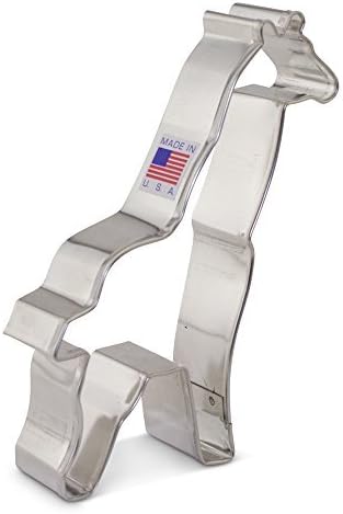 Giraffe Cookie Cutter - 4.75" Made in USA by Ann Clark