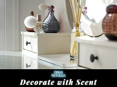 Urban Naturals Vetiver Home Fragrance Reed Diffuser Set - Masculine Fragrance for Man CAVE