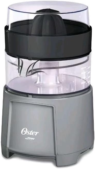 Oster Electric Citrus Juicer, High-Performance Silver 75 Watt Motor for Oranges and Lemons