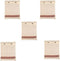 Mayatra's Pack of 5 Transparent Saree Storage Bags for Clothes, Wardrobe Organizer (14 * 16 inches)