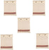 Mayatra's Pack of 5 Transparent Saree Storage Bags for Clothes, Wardrobe Organizer (14 * 16 inches)