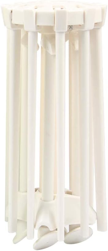 Cambom Collapsible Pasta Drying Rack - Spaghetti Noodle Drying Rack with 10 Bar Handles
